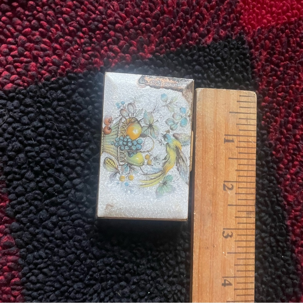 Antique pill box vintage unique